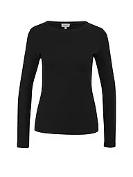 S.OLIVER | T-shirt à manches longues | Noir