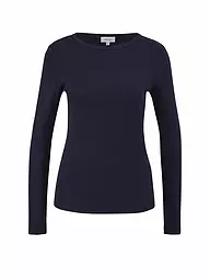 S.OLIVER | T-shirt à manches longues | Bleu foncé