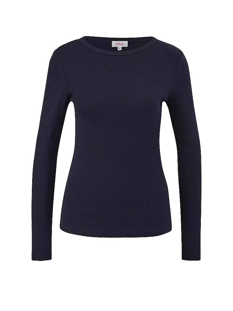 S.OLIVER | T-shirt à manches longues | dunkelblau