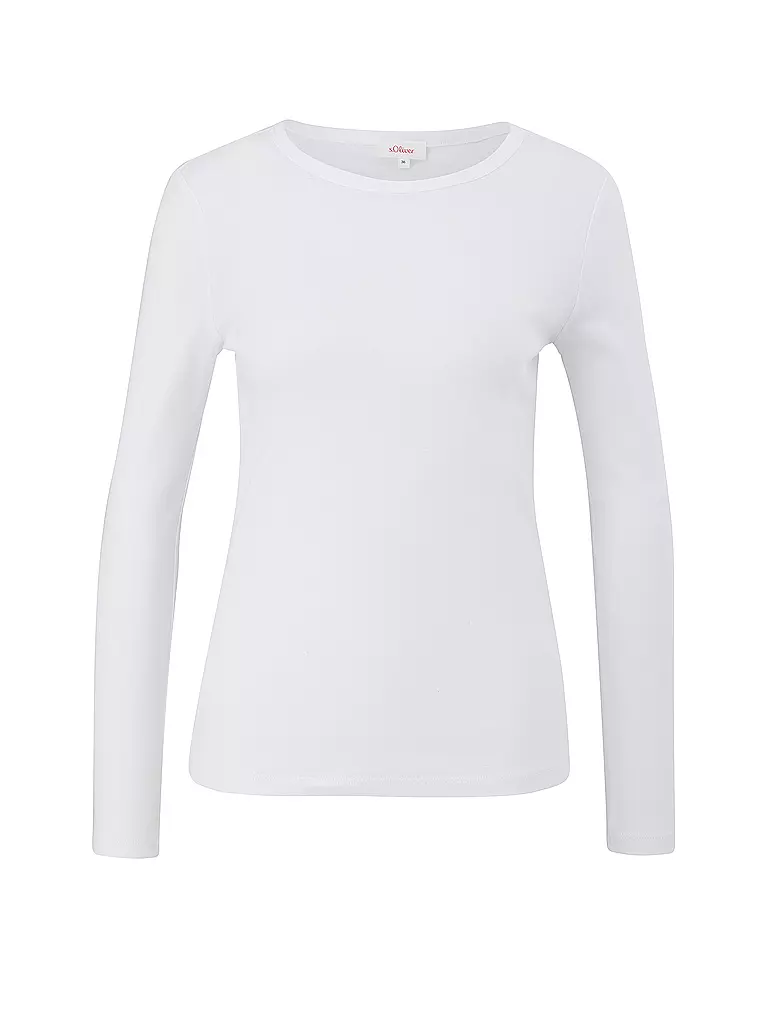 S.OLIVER | T-shirt à manches longues | weiss