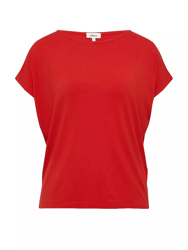 S.OLIVER | T-Shirt  | Rouge