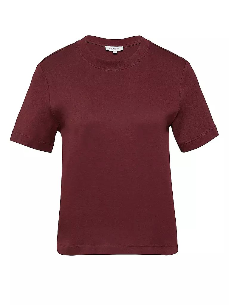 S.OLIVER | T-Shirt  | Rouge foncé