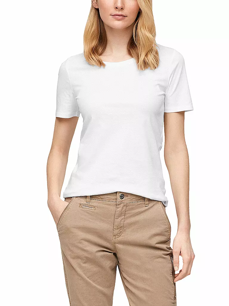 S.OLIVER | T-Shirt  | Blanc