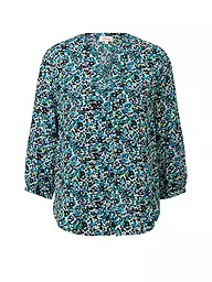 S.OLIVER | T-shirt blouse | Pétrole