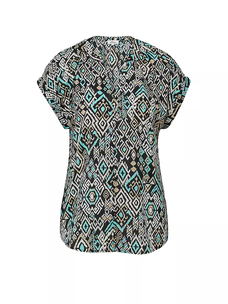 S.OLIVER | T-shirt blouse | Noir