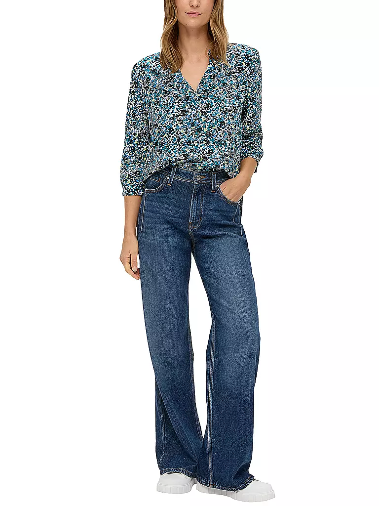 S.OLIVER | T-shirt blouse | Pétrole