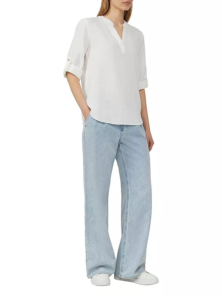 S.OLIVER | T-shirt blouse | Blanc