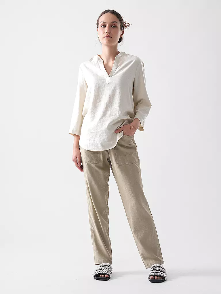 S.OLIVER | T-shirt blouse | Crème