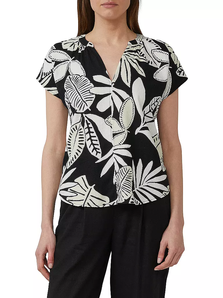 S.OLIVER | T-shirt blouse | Noir