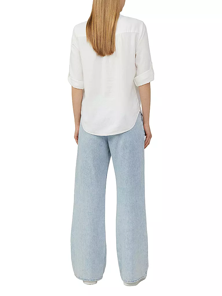 S.OLIVER | T-shirt blouse | Blanc