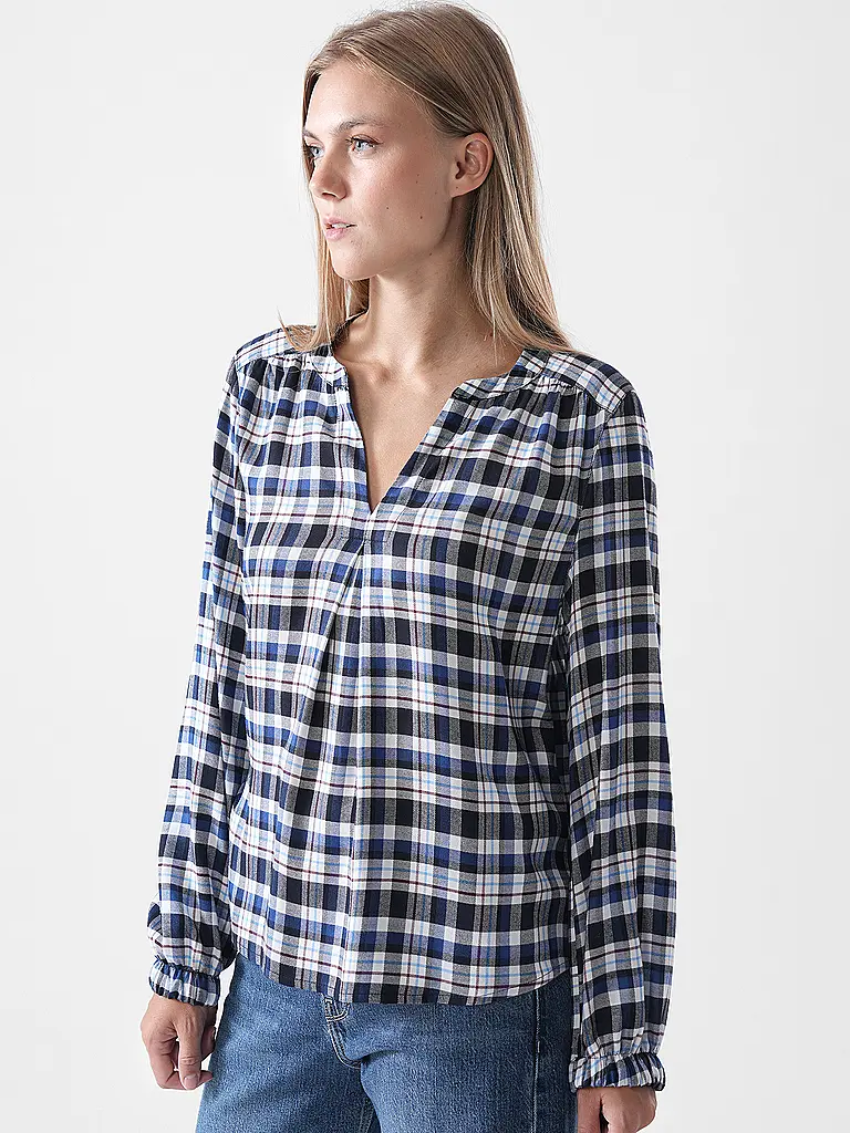 S.OLIVER | T-shirt blouse | Bleu