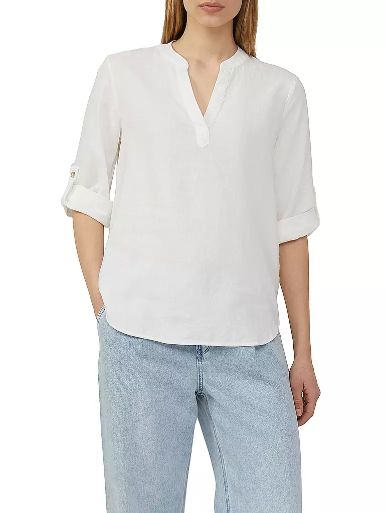 S.OLIVER | T-shirt blouse | Blanc