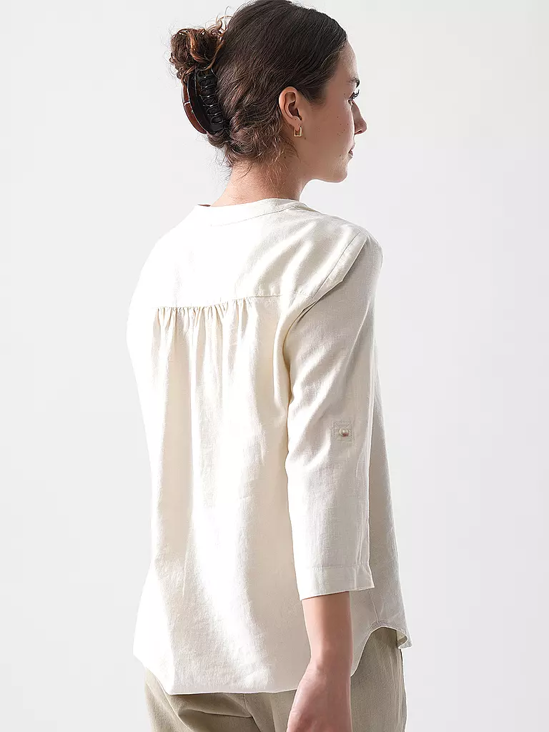 S.OLIVER | T-shirt blouse | Crème