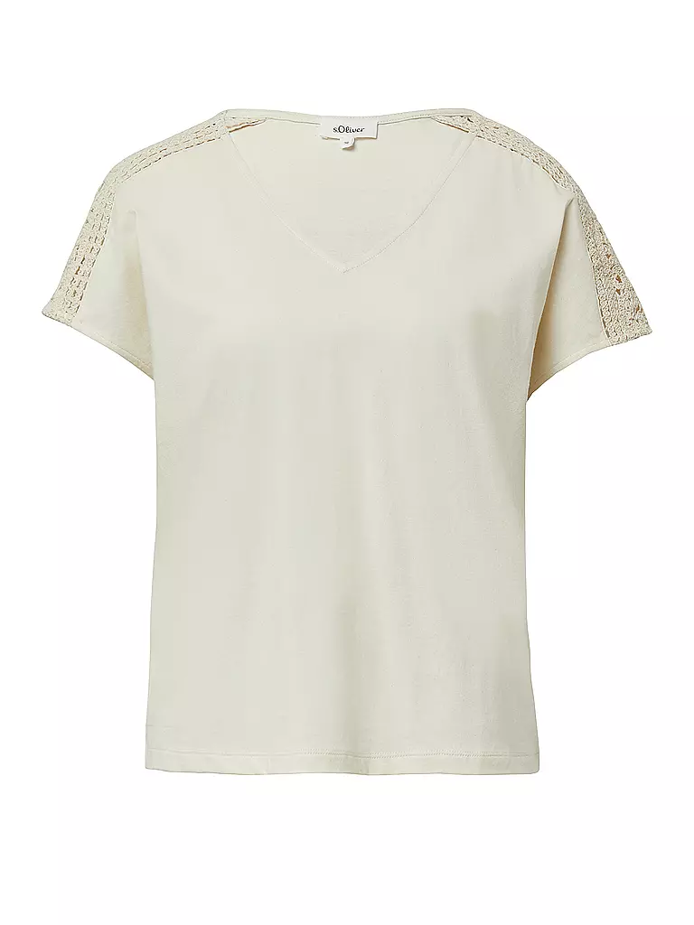 S.OLIVER | T-shirt | creme
