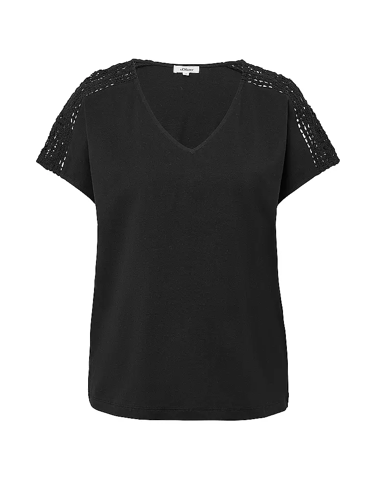 S.OLIVER | T-shirt | schwarz