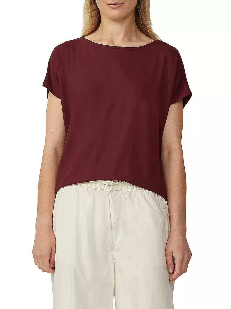 S.OLIVER | T-shirt | dunkelrot
