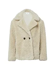 S.OLIVER | Veste aspect fourrure | Beige
