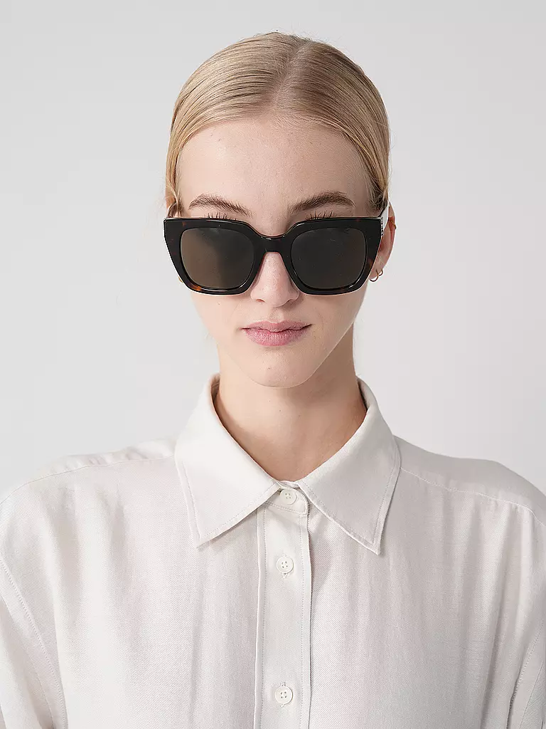 SAINT LAURENT | Lunettes de soleil SLM143 | Marron