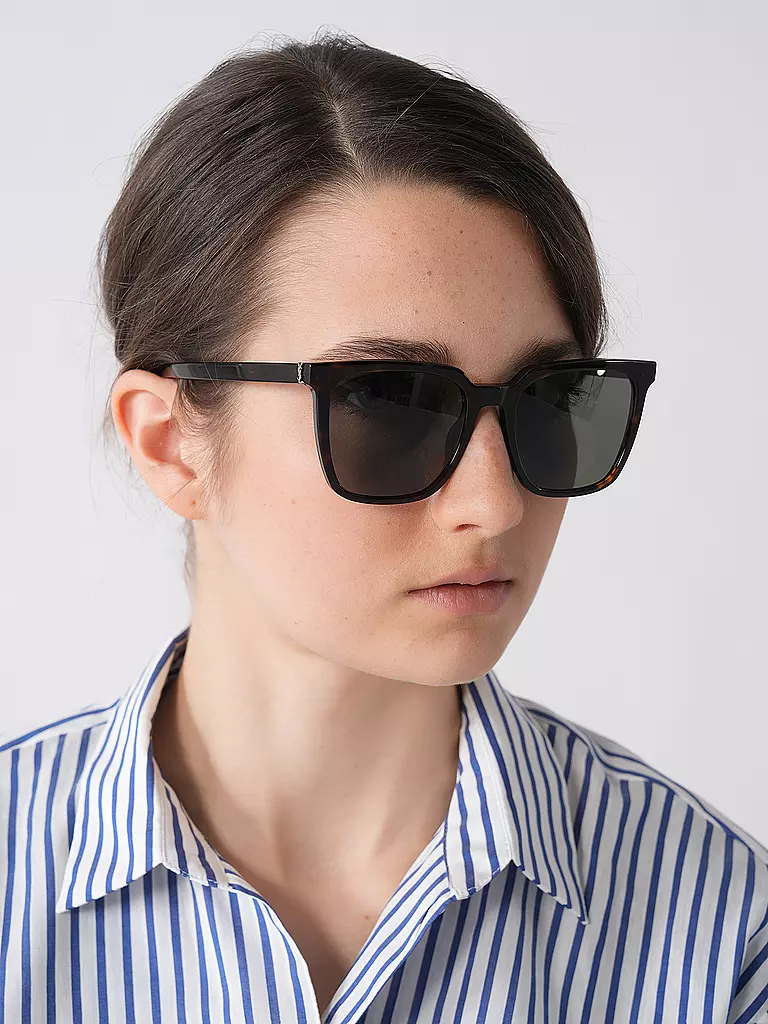 SAINT LAURENT | Lunettes de soleil SLM146 | Marron