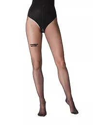 SAINT SASS | Strumpfhose TROUBLEMAKER 40 schwarz | Noir