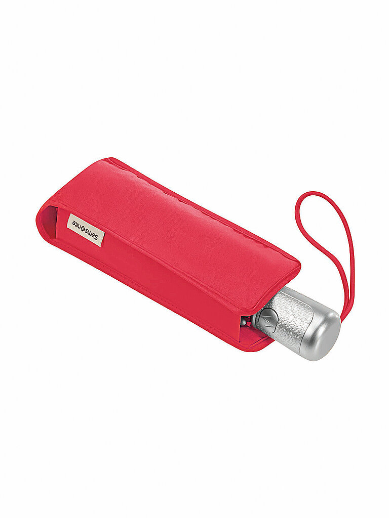 Alu Drop S - Parapluie framboise rose rouge