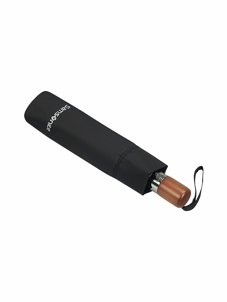 Parapluie Wood Classic S noir noir