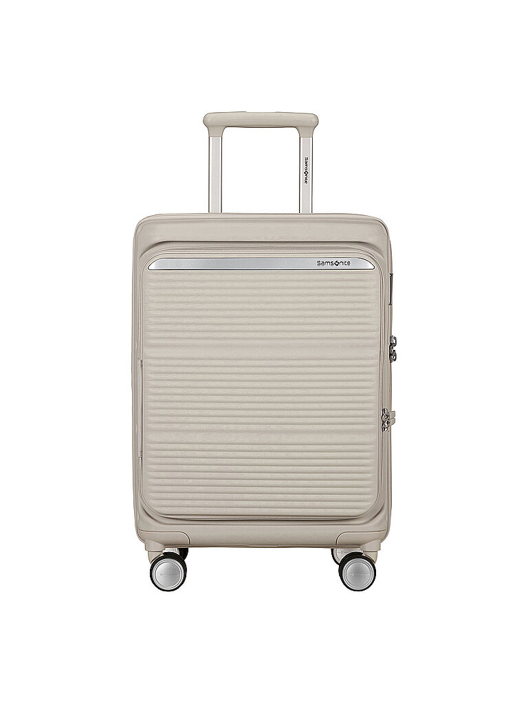 Trolley cabine PARALUX SPINNER 55cm extensible Stone Grey crème