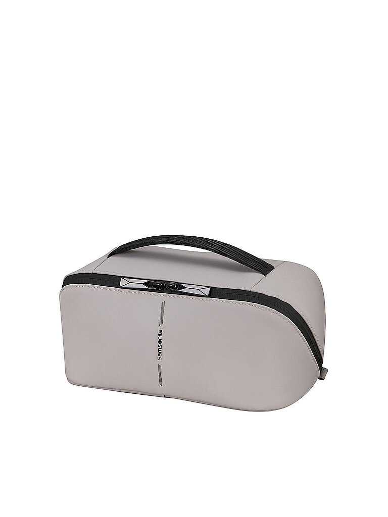 Trousse de toilette GLAM-GO POUCHY rose cendré gris clair