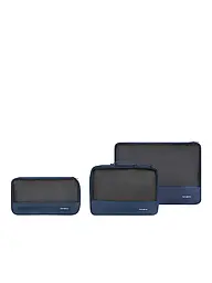 SAMSONITE | Accessoires de voyage, lot de 3 cubes de rangement TA REVOLUTION bleu nuit | Bleu