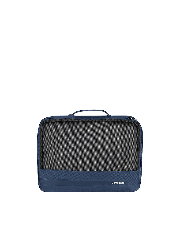 SAMSONITE | Accessoires de voyage, lot de 3 cubes de rangement TA REVOLUTION bleu nuit | Bleu