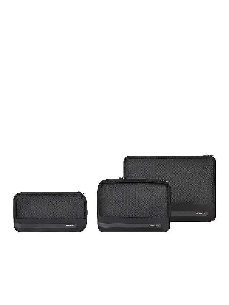 SAMSONITE | Accessoires de voyage, lot de 3 cubes de rangement TA REVOLUTION noir | schwarz