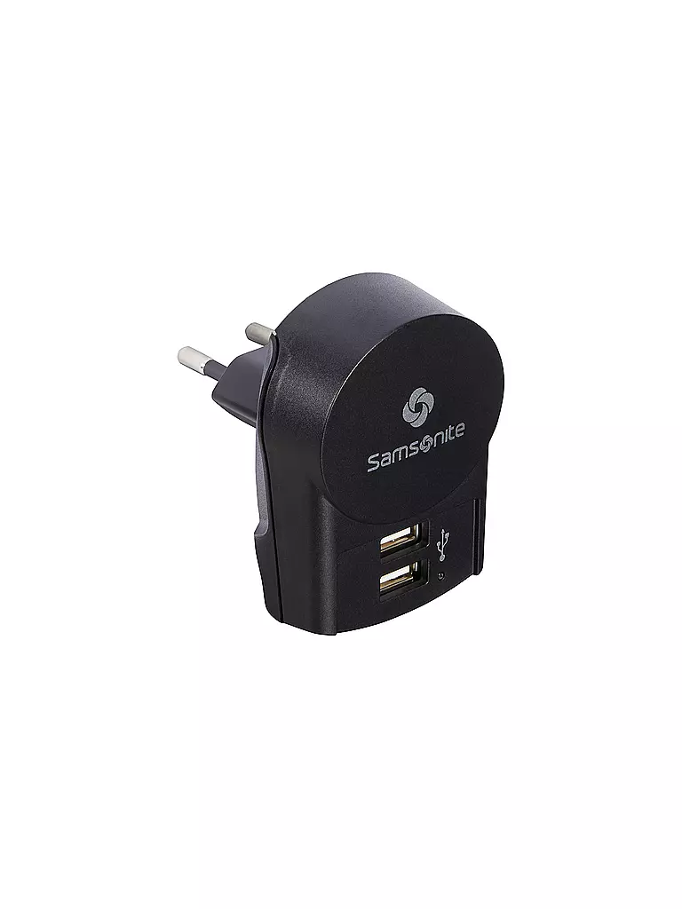 SAMSONITE | Adaptateur universel 3 broches | Noir