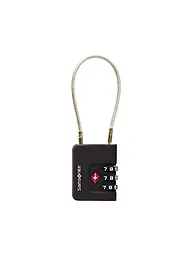 SAMSONITE | Cadenas à câble TSA à 3 chiffres TA REVOLUTION noir | Noir