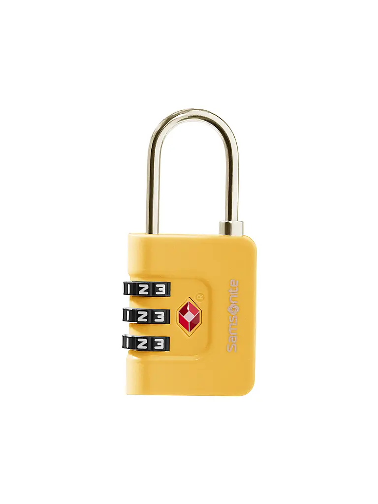 SAMSONITE | Cadenas à combinaison TSA à 3 chiffres TA REVOLUTION jaune | Jaune