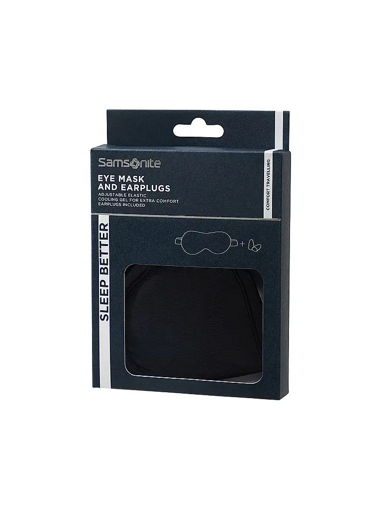 SAMSONITE | Masque de sommeil avec bouchons d'oreille TA REVOLUTION noir |