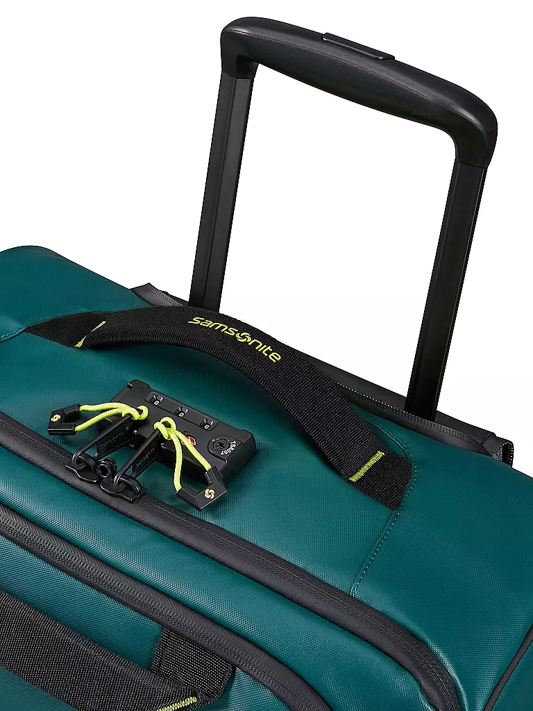 SAMSONITE | Nom du produit: Trolley ECODRIVER DUFFEL BACKPACK 55cm Dark Teal/Lime | Pétrole