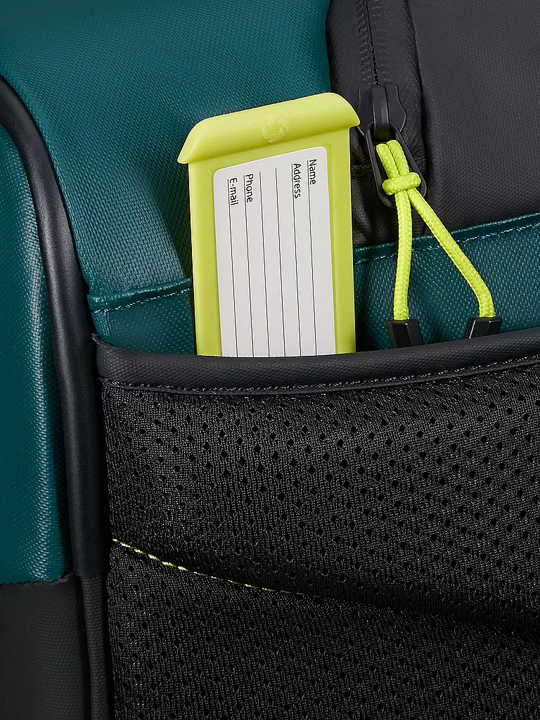 SAMSONITE | Nom du produit: Trolley ECODRIVER DUFFEL BACKPACK 55cm Dark Teal/Lime | Pétrole