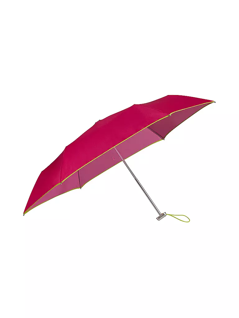SAMSONITE | Regenschirm - Taschenschirm Alu Drop S dark pink/grass | Baie