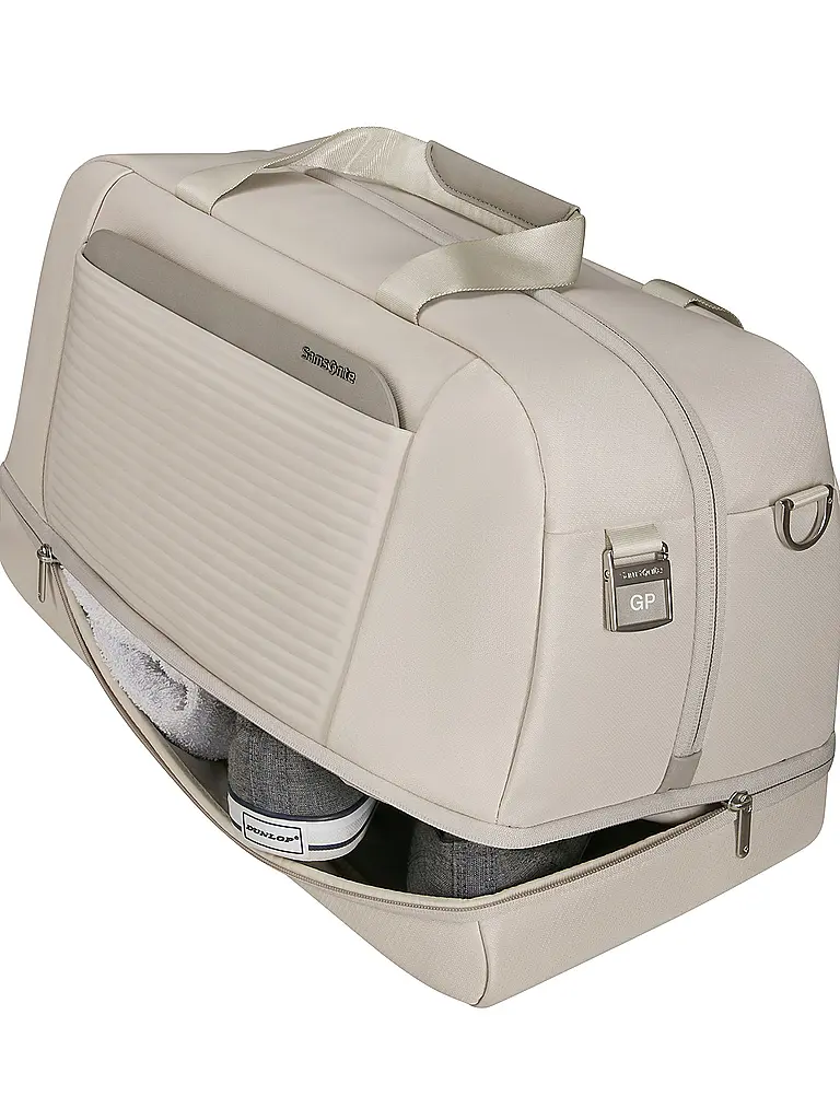 SAMSONITE | Reisetasche - Weekender PARALUX 49 cm Stone Grey | creme