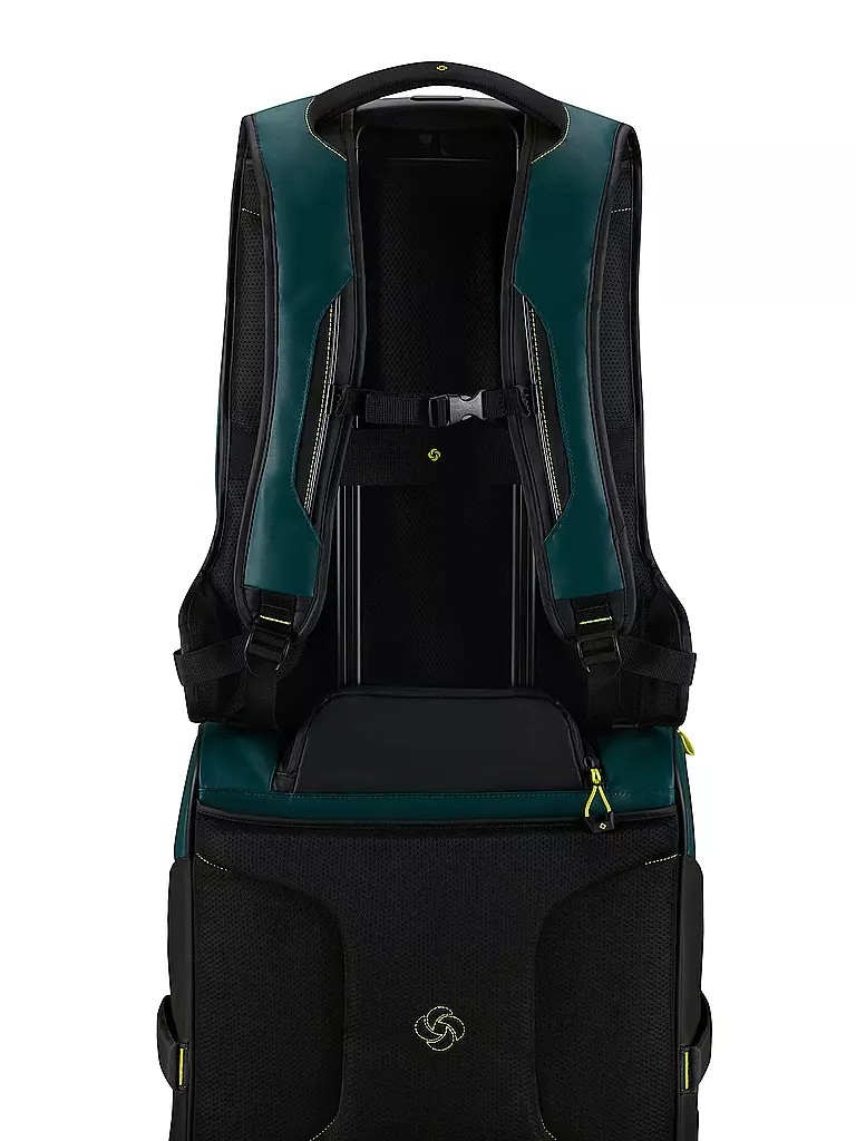 SAMSONITE | Sac à dos - Sac à dos pour ordinateur portable ECODIVER Large Dark Teal/Lime | Pétrole