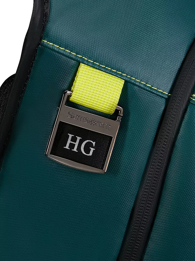 SAMSONITE | Sac à dos - Sac à dos pour ordinateur portable ECODIVER Large Dark Teal/Lime | Pétrole