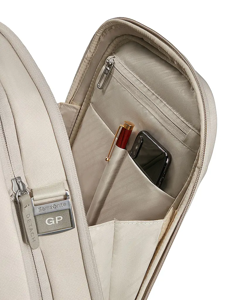 SAMSONITE | Sac à dos 2-en-1 PARALUX Stone Grey | Crème