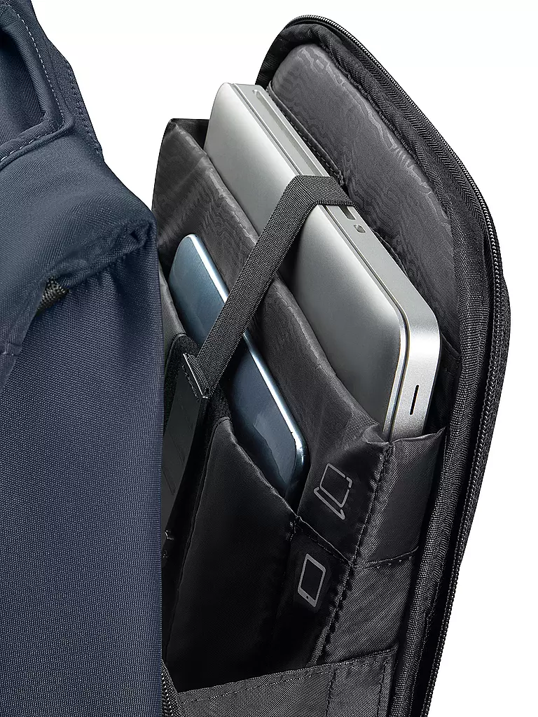 SAMSONITE | Sac à dos SECURIPAK 2.0 15.6" bleu foncé | dunkelblau
