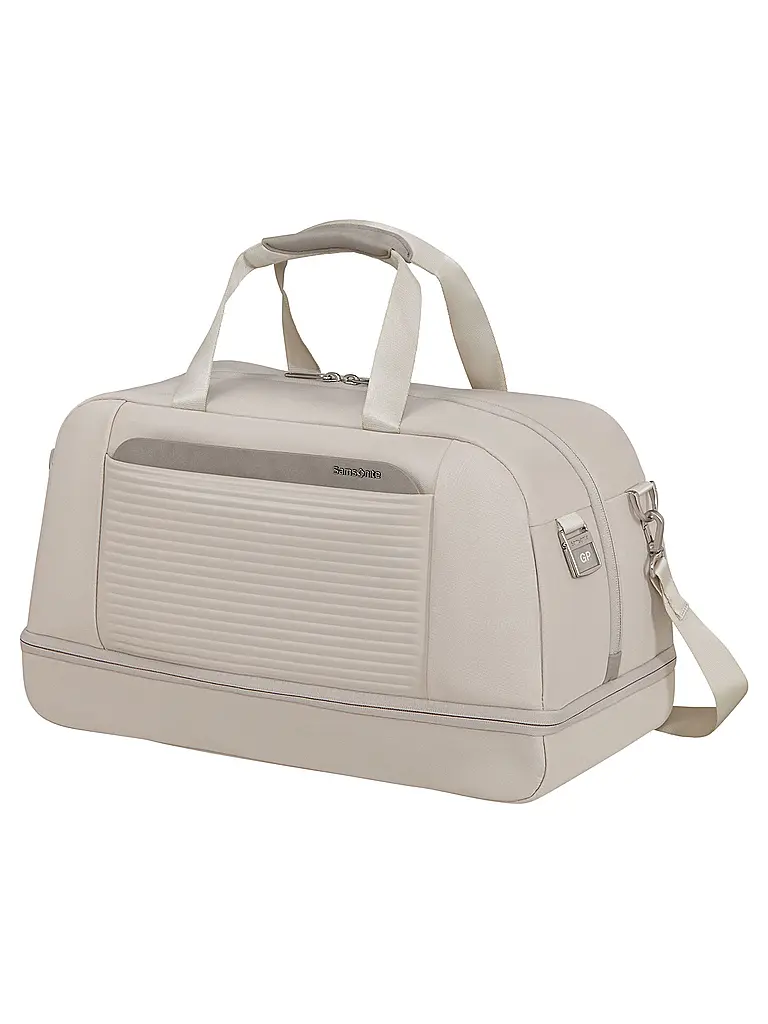 SAMSONITE | Sac de voyage - Weekender PARALUX 49 cm Stone Grey | Crème