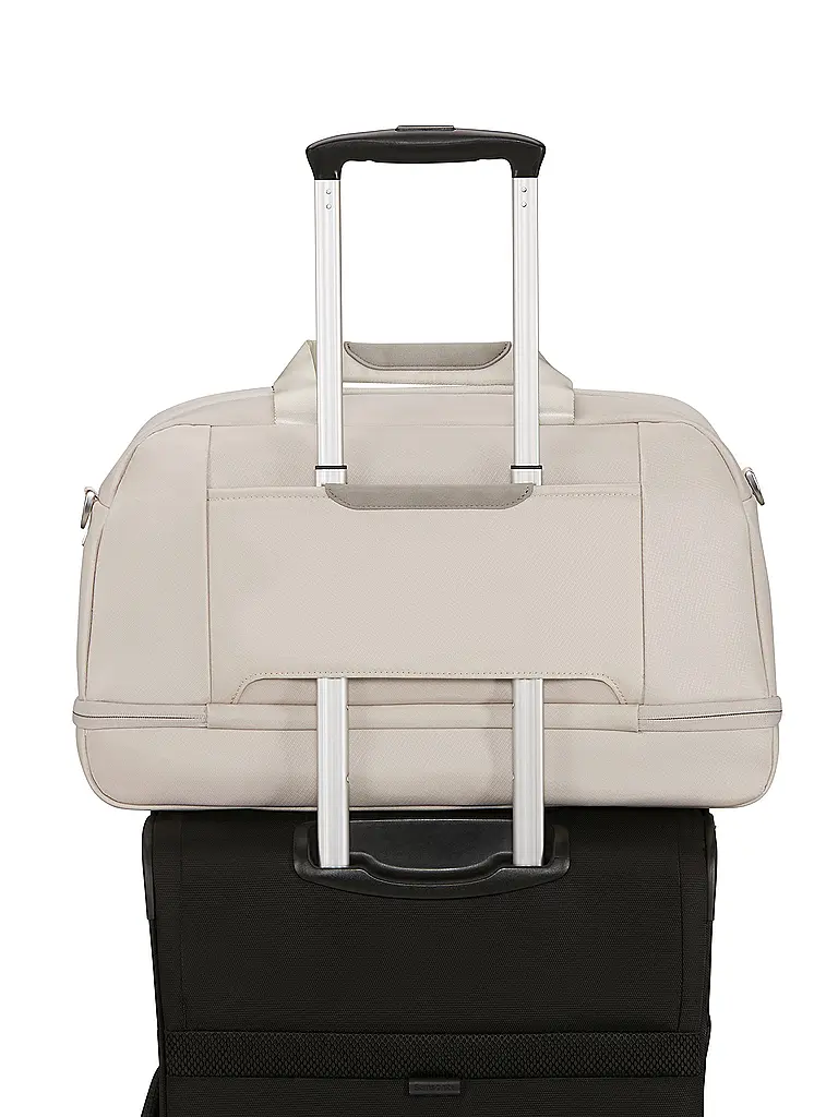 SAMSONITE | Sac de voyage - Weekender PARALUX 49 cm Stone Grey | Crème