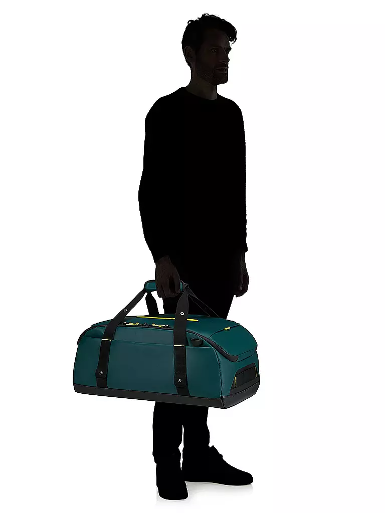 SAMSONITE | Sac de voyage Ecodiver Duffle S Dark Teal/Lime | Pétrole