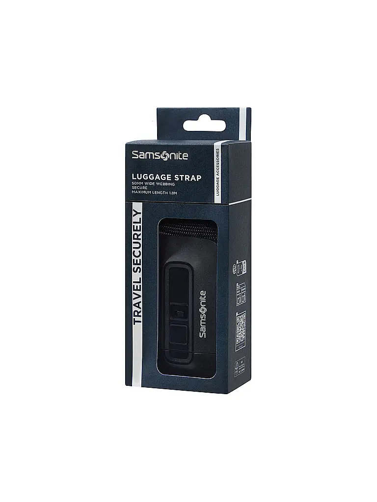 SAMSONITE | Sangle à bagage 50 mm noire |