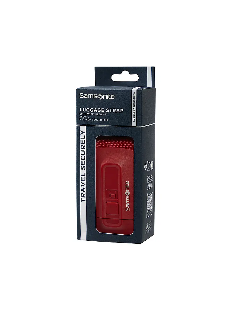 SAMSONITE | Sangle à bagage 50 mm rouge |