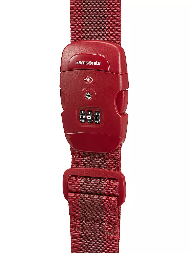 SAMSONITE | Sangle de valise rouge | rot