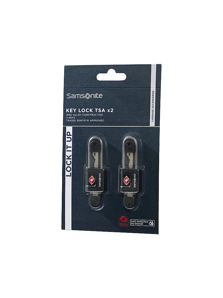 SAMSONITE | Serrure TA REVOLUTION, lot de 2, noir |